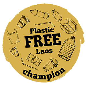 Plastic free champion in Luang Prabang, Laos.