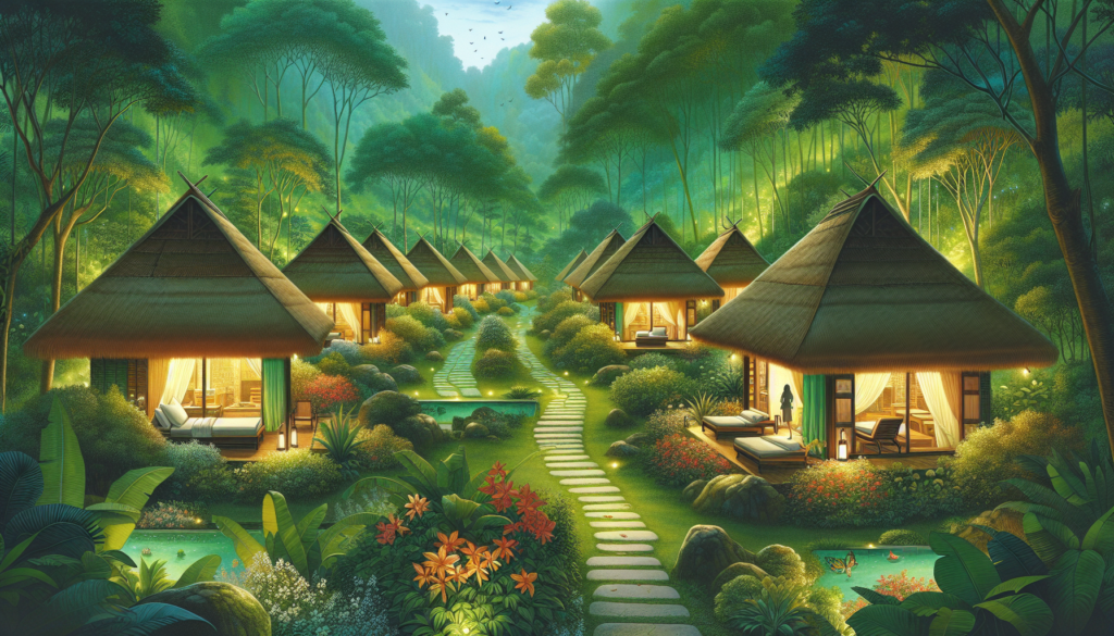 jungle luxury boutique hotel glamping tents in the jungle
