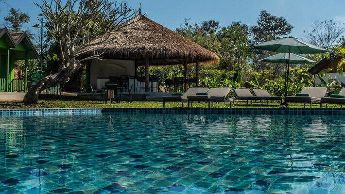 Pool Bar at the Namkhan Resort