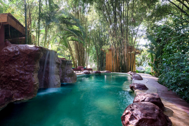 Rock pool in the jungel spa