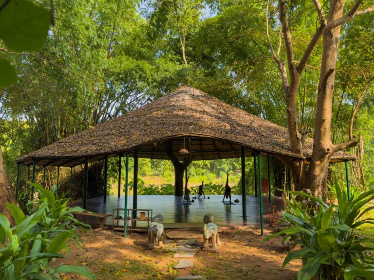 yoga pavilion in Luang Prabang