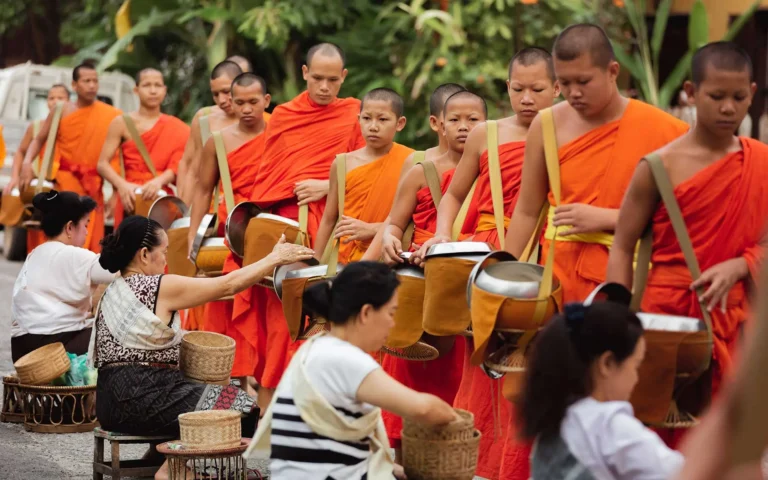 Alms giving ceremony 1