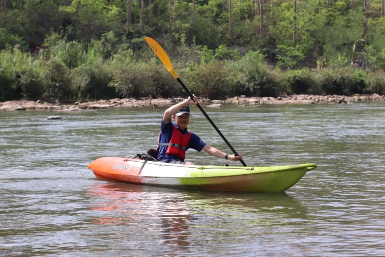 Kayak in Nam Khan Luang Prabang, Laos