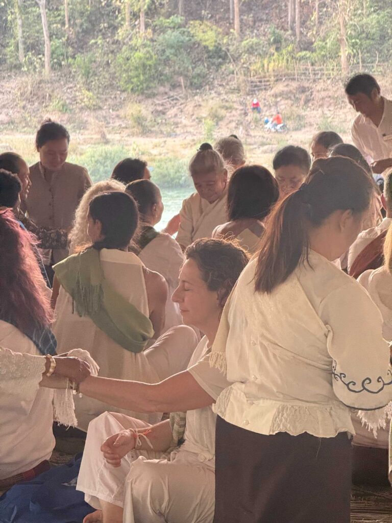 Baci Ceremony activitie at namkhan