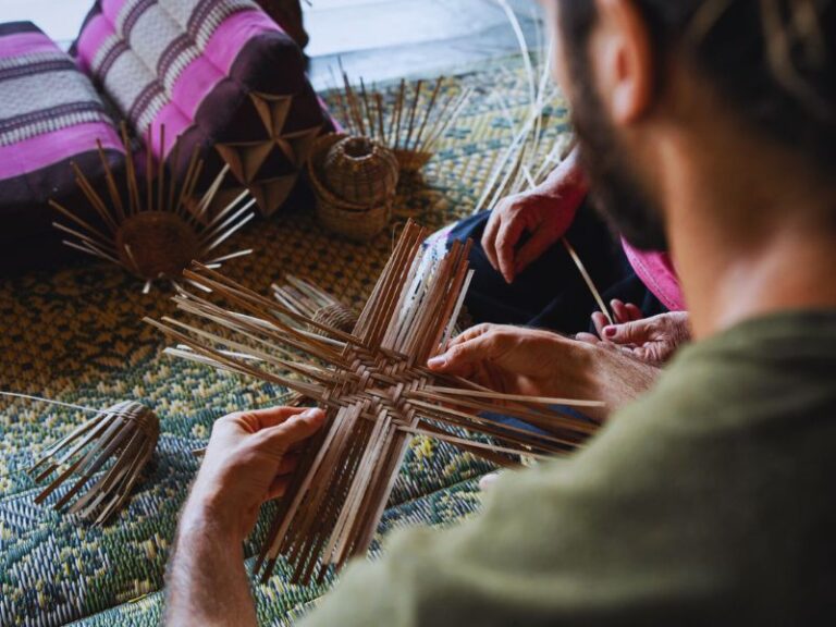 Bamboo Weaving Workshop - The Namkhan, Luang Prabang