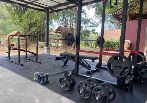 Open Air Strength Training – Dumbbells & Power Rack at The Namkhan