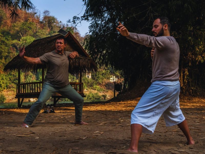 Qi Qong in Luang Prabang netx to Nam Khan The Namkhan Resort.jpg