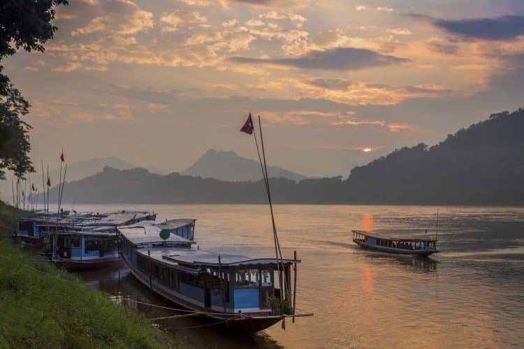 sunset over mekong river in luang prabang laos 2024 06 10 17 29 44 utc scaled